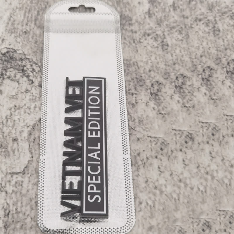 Distintivo per auto adesivo in metallo VIETNAM VET EDITION