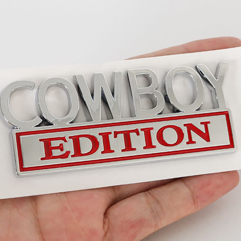 Adesivo ABS COWBOY EDITION Emblema distintivo per auto