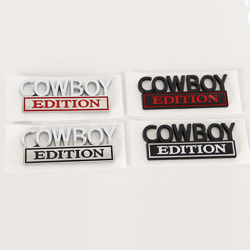 Adesivo ABS COWBOY EDITION Emblema distintivo per auto