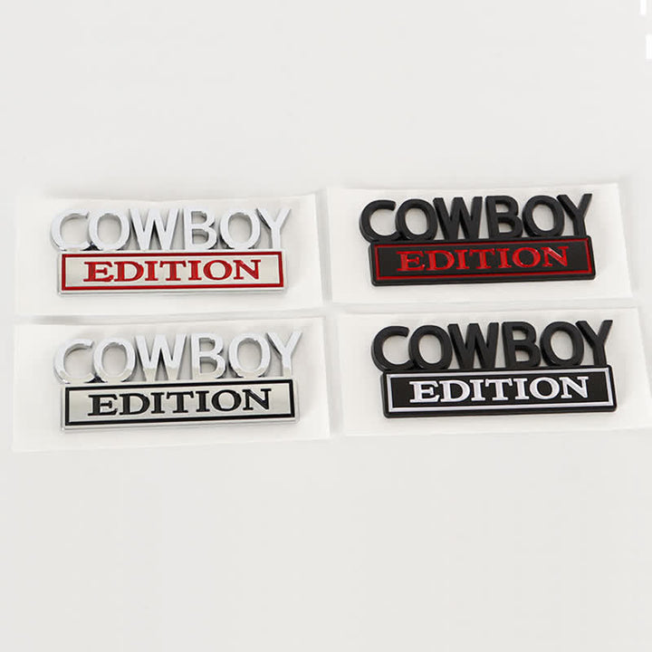 Adesivo ABS COWBOY EDITION Emblema distintivo per auto