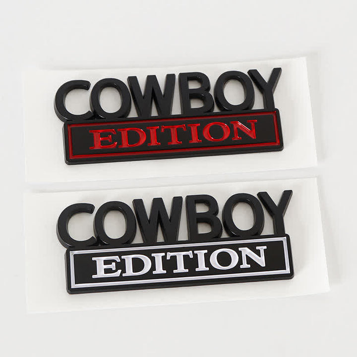 Adesivo ABS COWBOY EDITION Emblema distintivo per auto
