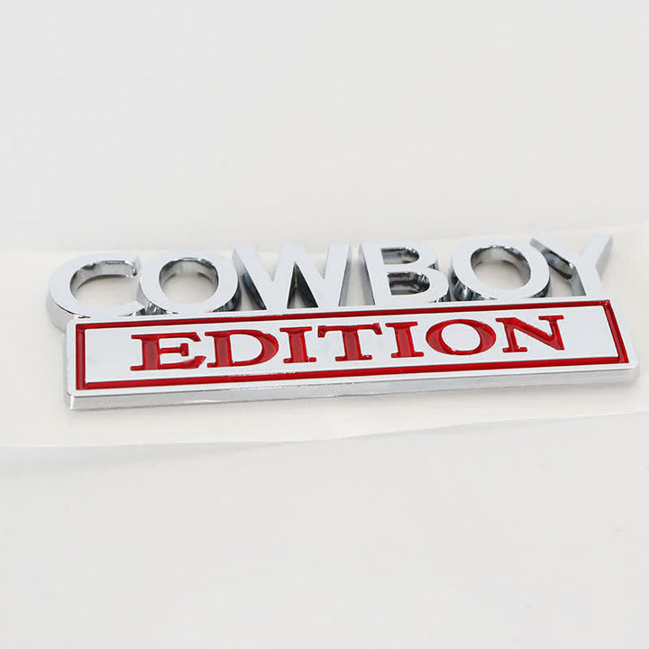 Adesivo ABS COWBOY EDITION Emblema distintivo per auto