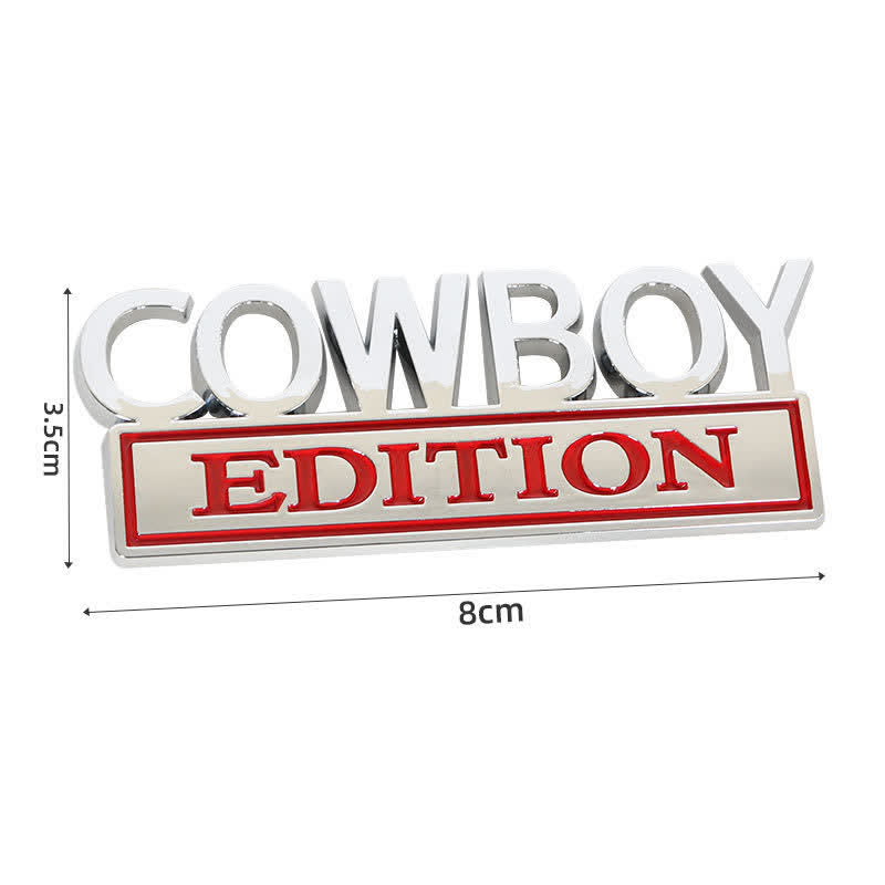 Adesivo ABS COWBOY EDITION Emblema distintivo per auto