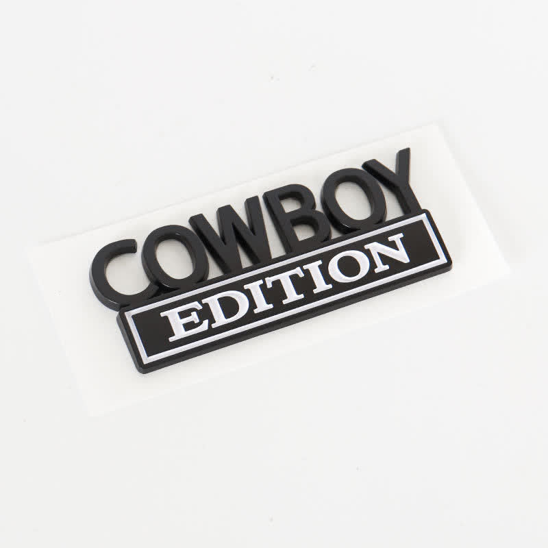 Adesivo ABS COWBOY EDITION Emblema distintivo per auto