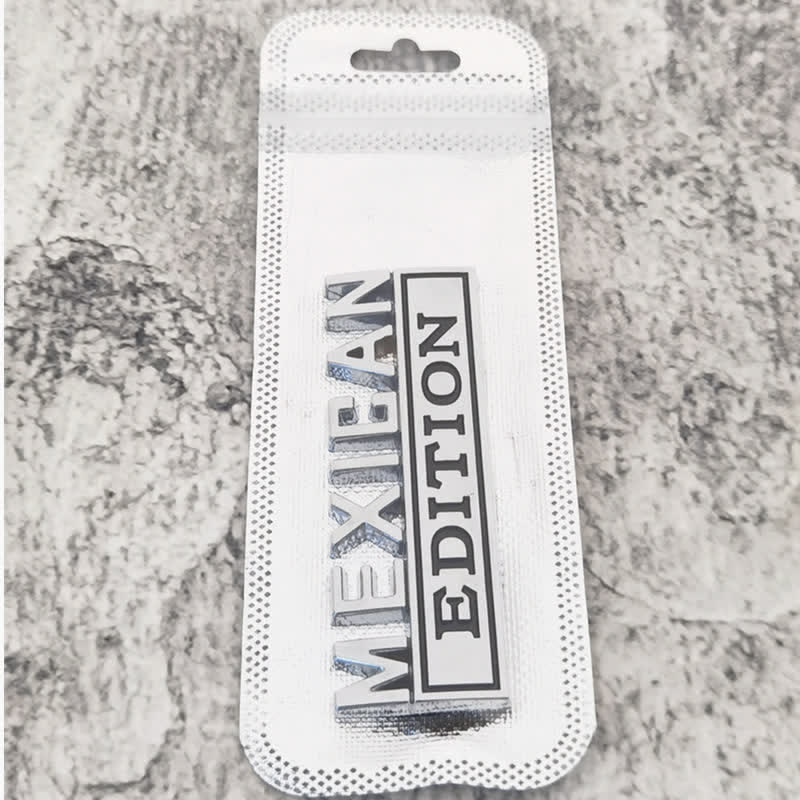 Adesivo in metallo per auto MEXICAN EDITION