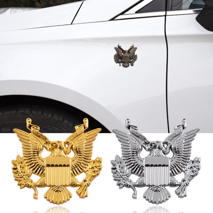 Adesivo in metallo con stemma per auto Force Winged Eagle