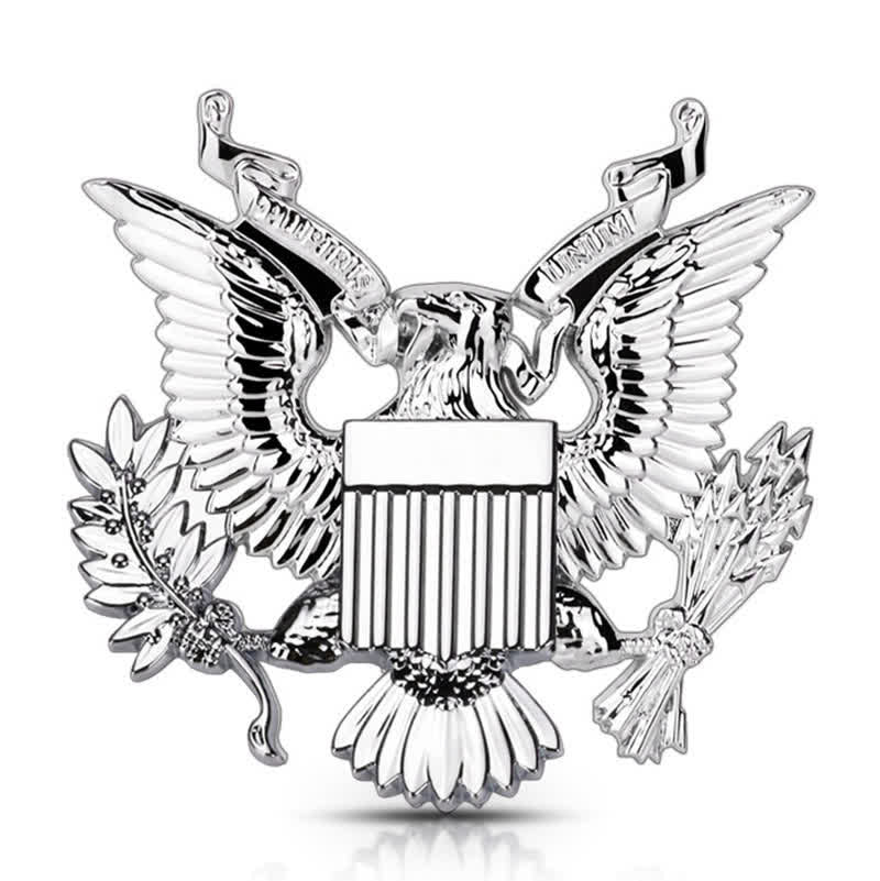Adesivo in metallo con stemma per auto Force Winged Eagle