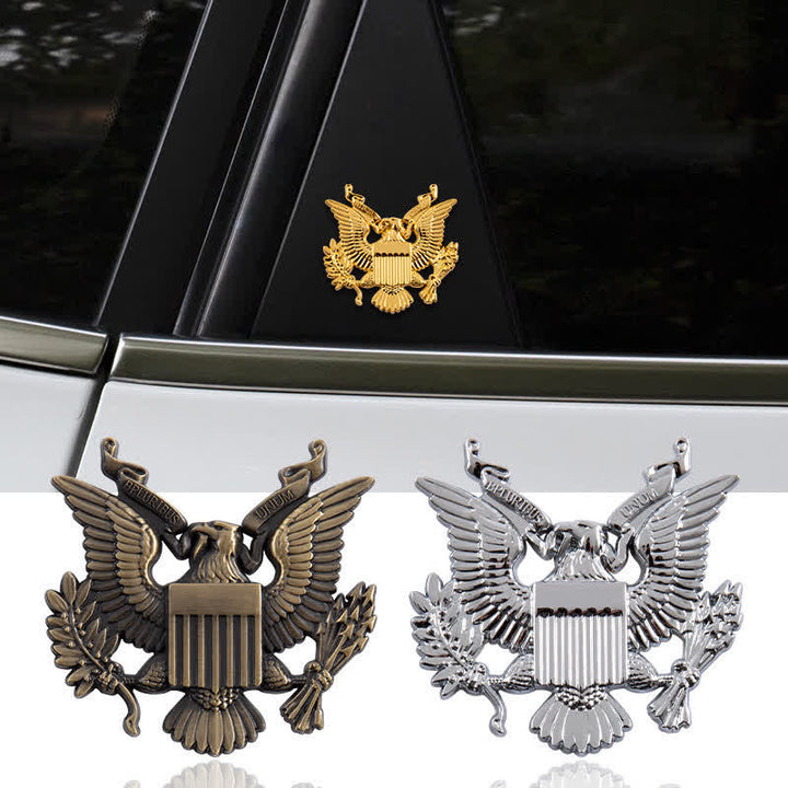 Adesivo in metallo con stemma per auto Force Winged Eagle