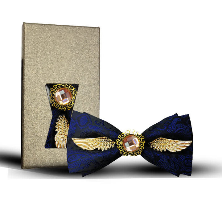 Papillon da uomo con pietre preziose e ali dorate - Stile n. 2 - Marina Militare - image 10