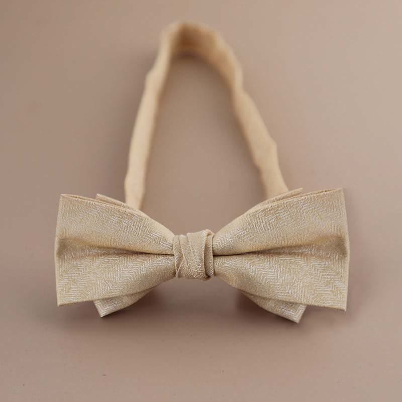 Papillon a punta con doppio strato di strass glitterati da uomo