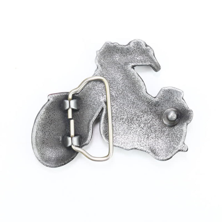 Cintura in pelle con fibbia da motocicletta fai da te da uomo - image 1