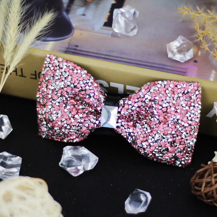 Papillon di lusso con perline e strass di cristallo da uomo