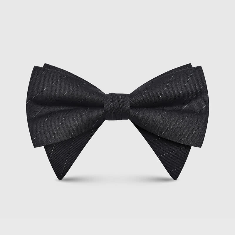 Papillon a punta oversize classico grande ed elegante da uomo
