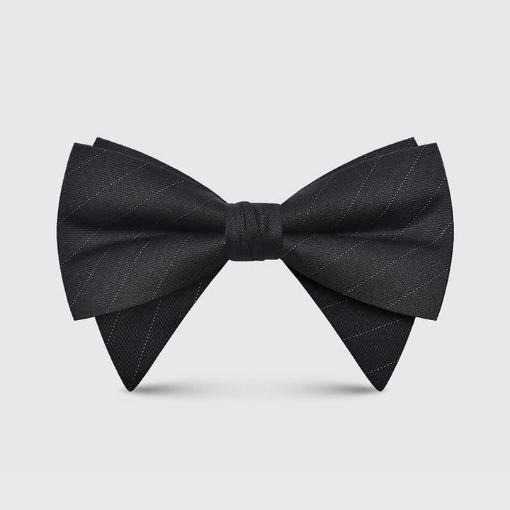 Papillon a punta oversize classico grande ed elegante da uomo