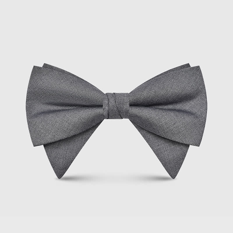 Papillon a punta oversize classico grande ed elegante da uomo