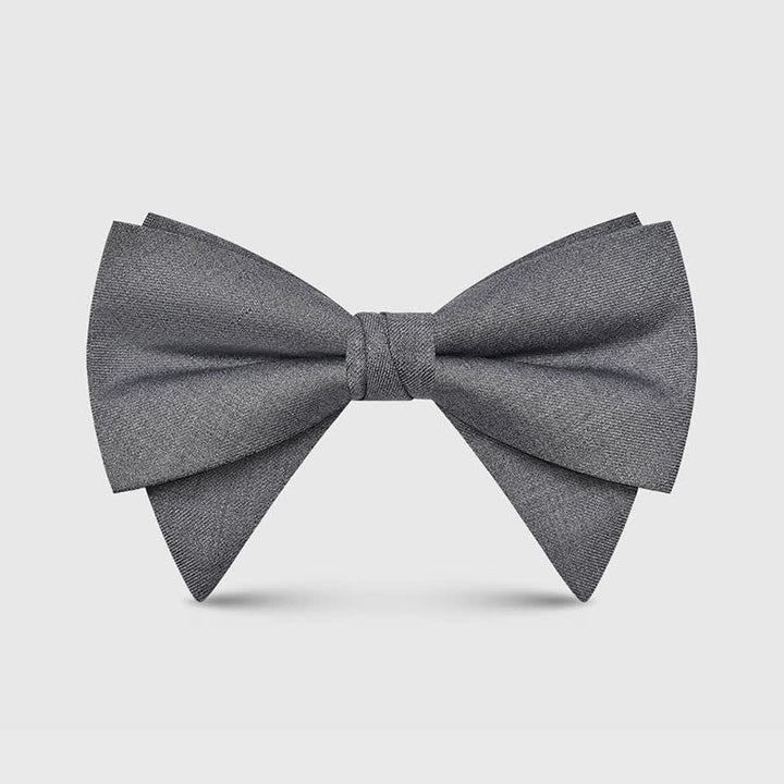 Papillon a punta oversize classico grande ed elegante da uomo