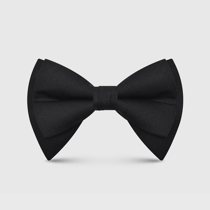 Papillon a punta oversize classico grande ed elegante da uomo