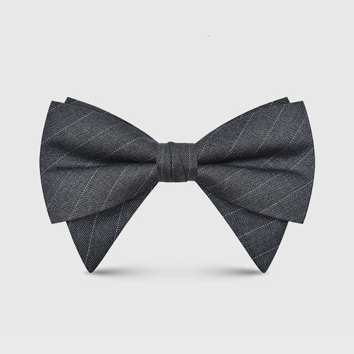 Papillon a punta oversize classico grande ed elegante da uomo
