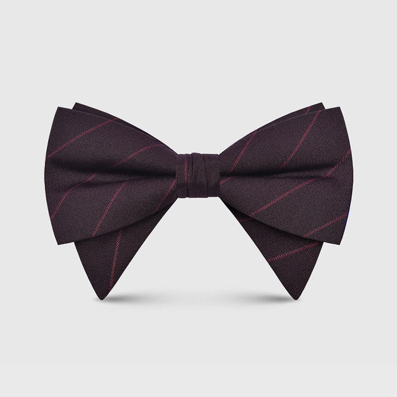 Papillon a punta oversize classico grande ed elegante da uomo