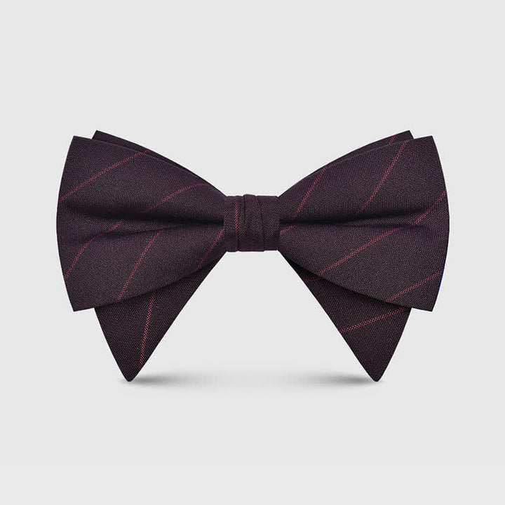 Papillon a punta oversize classico grande ed elegante da uomo
