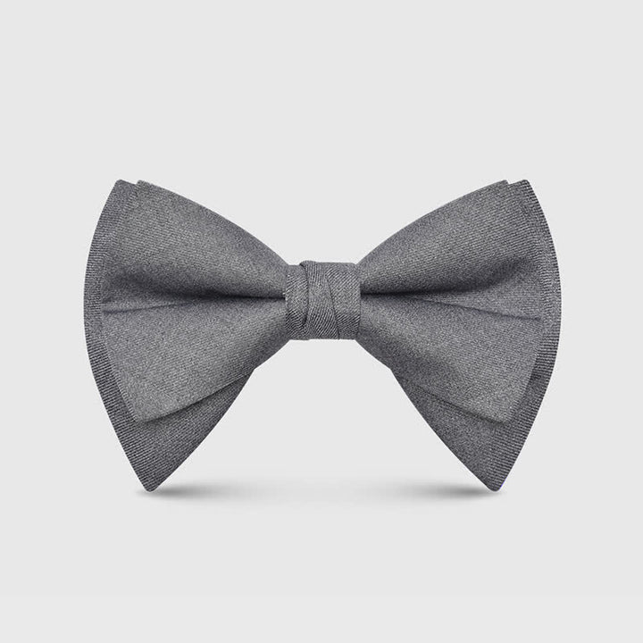 Papillon a punta oversize classico grande ed elegante da uomo