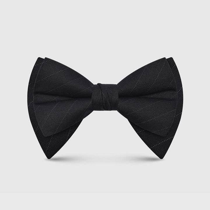 Papillon a punta oversize classico grande ed elegante da uomo
