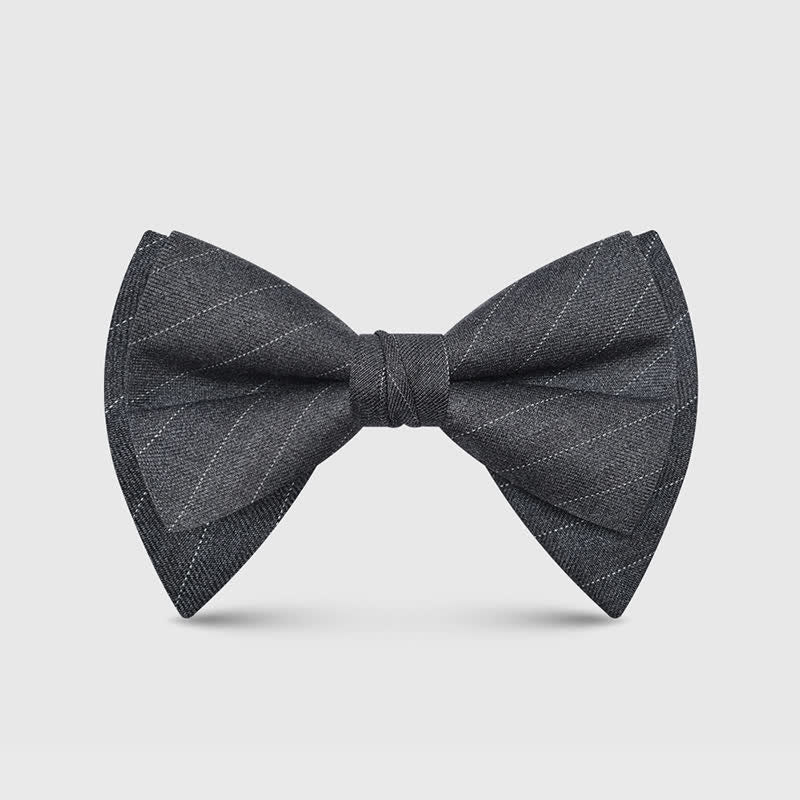 Papillon a punta oversize classico grande ed elegante da uomo