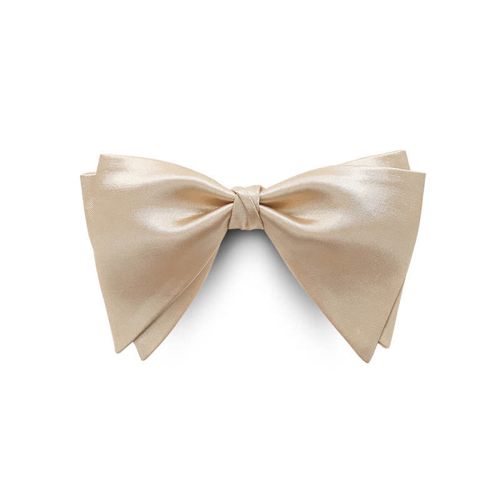 Papillon oversize a punta elegante da sposo per uomo