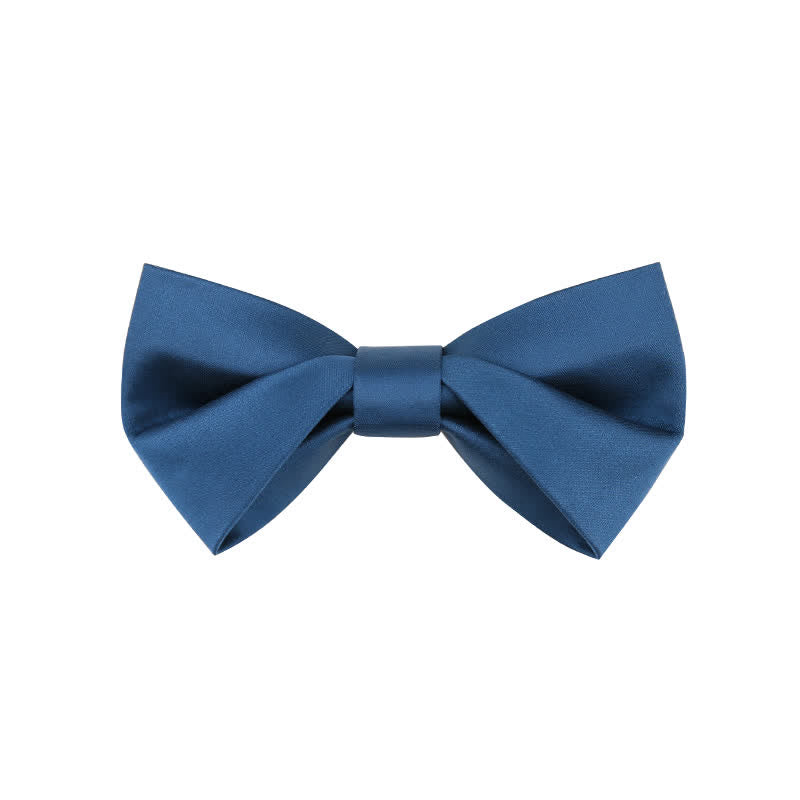 Papillon da sposa classico semplice da uomo, tinta unita