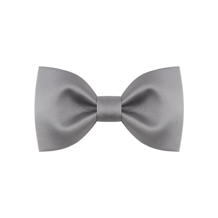 Papillon da sposa classico semplice da uomo, tinta unita