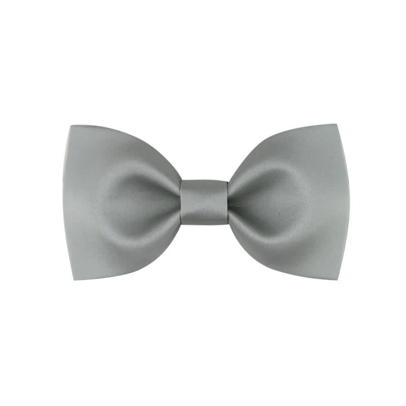 Papillon da sposa classico semplice da uomo, tinta unita