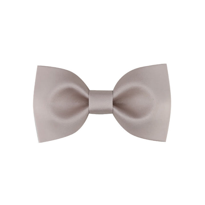 Papillon da sposa classico semplice da uomo, tinta unita