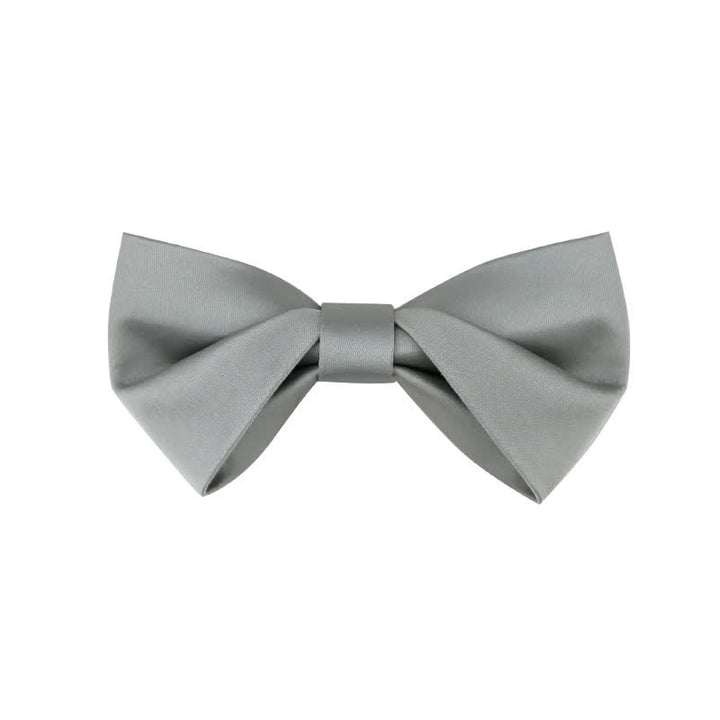 Papillon da sposa classico semplice da uomo, tinta unita