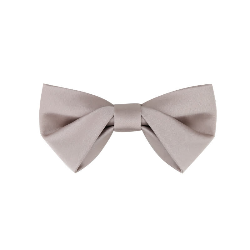Papillon da sposa classico semplice da uomo, tinta unita