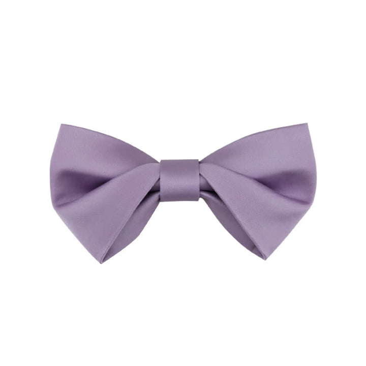 Papillon da sposa classico semplice da uomo, tinta unita