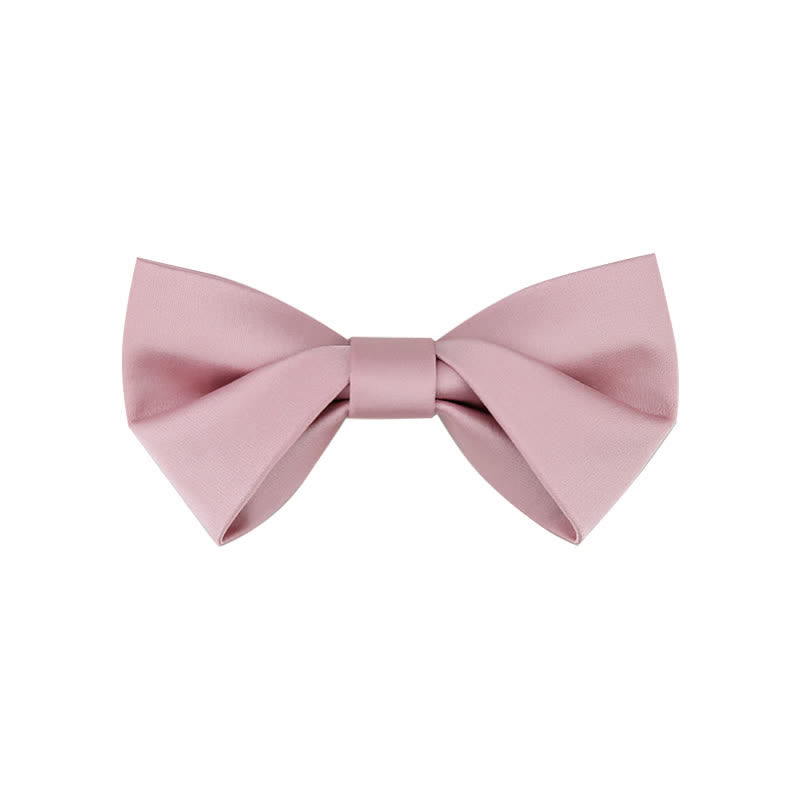 Papillon da sposa classico semplice da uomo, tinta unita