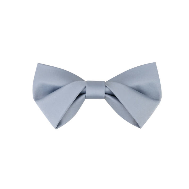 Papillon da sposa classico semplice da uomo, tinta unita