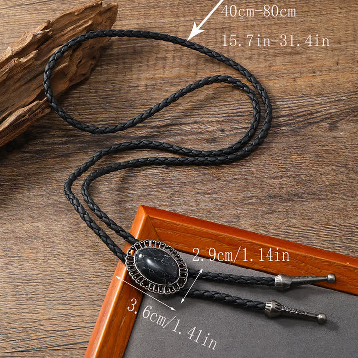Stupenda replica Western Stone Bolo Tie - image 7