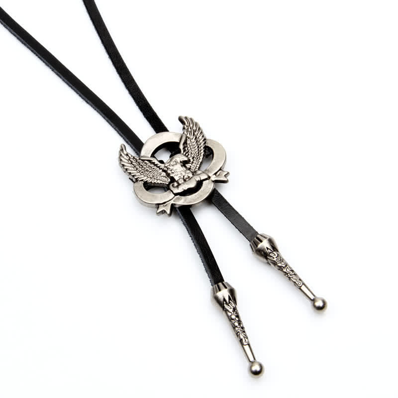Cravatta Bolo Western Charming Flying Eagle