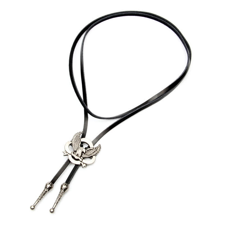 Cravatta Bolo Western Charming Flying Eagle