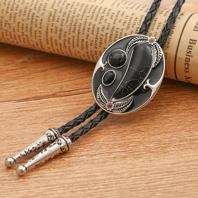Cravatta Bolo da cowboy in stile indiano turchese