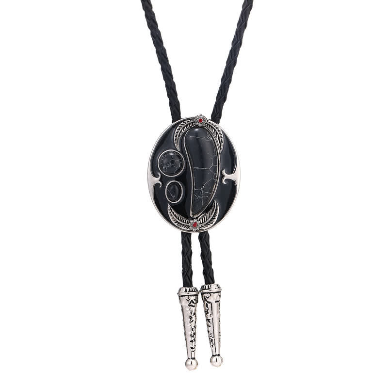 Cravatta Bolo da cowboy in stile indiano turchese