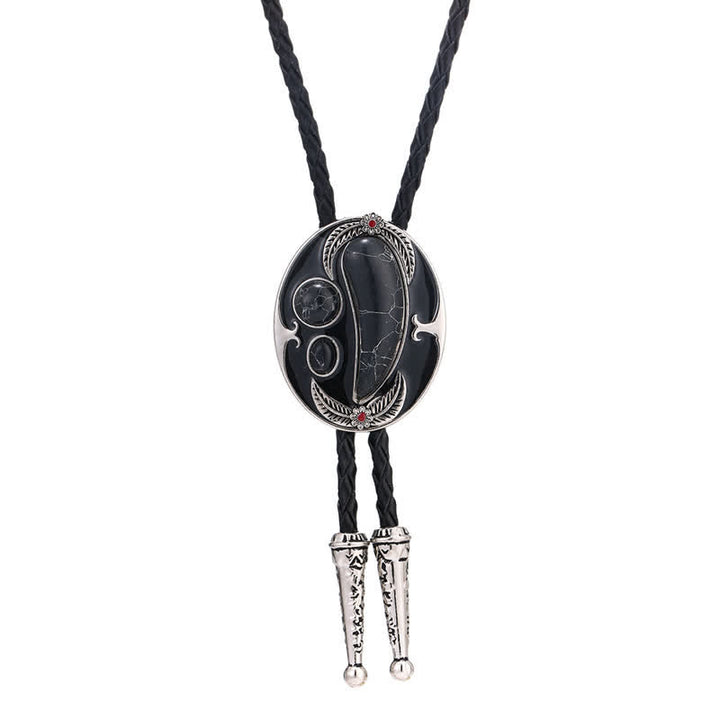 Cravatta Bolo da cowboy in stile indiano turchese