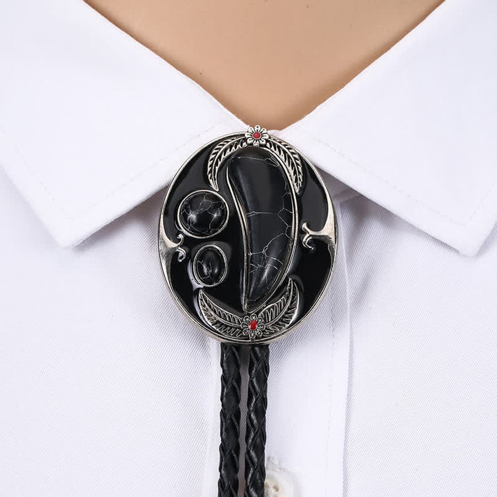 Cravatta Bolo da cowboy in stile indiano turchese