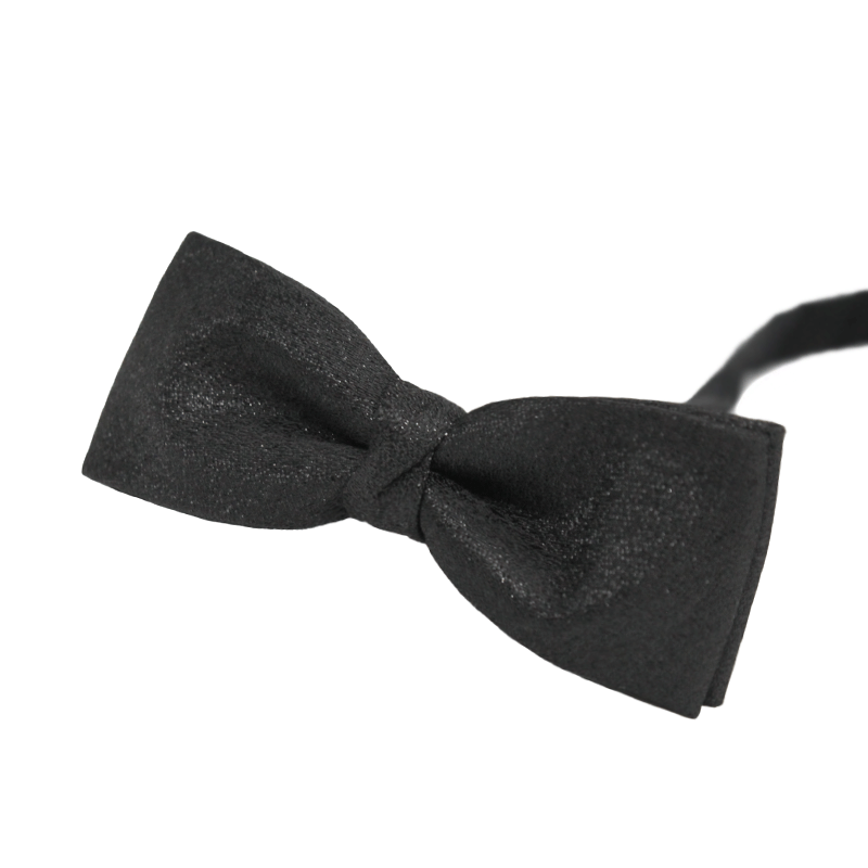 Papillon nero elegante e scintillante da uomo