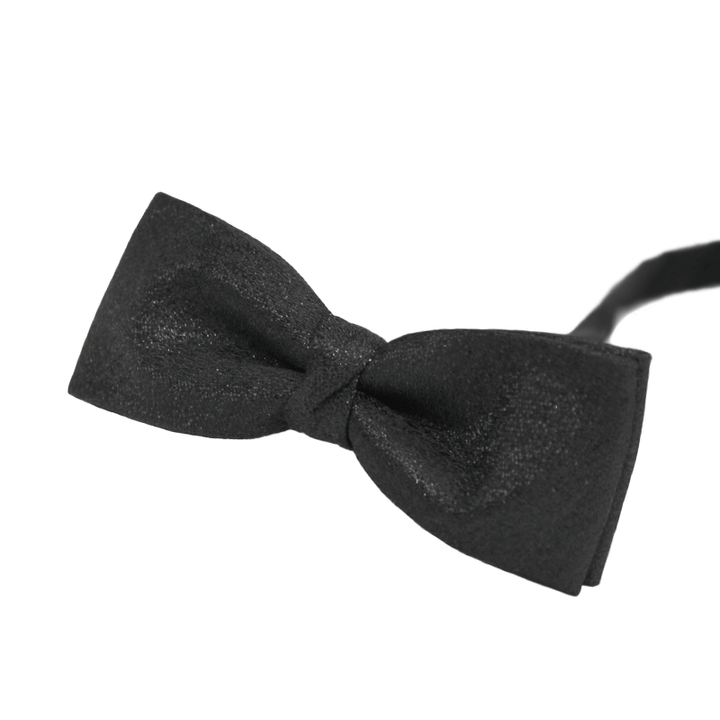 Papillon nero elegante e scintillante da uomo