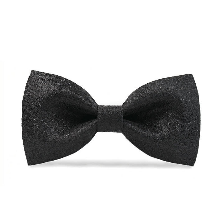 Papillon nero elegante e scintillante da uomo