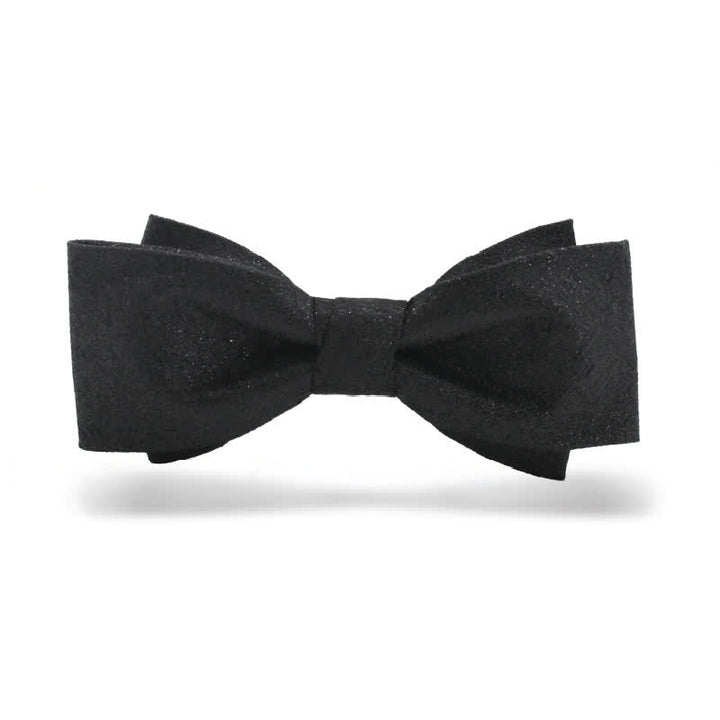 Papillon nero elegante e scintillante da uomo