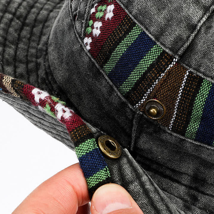 Cappello unisex Boho geometrico floreale