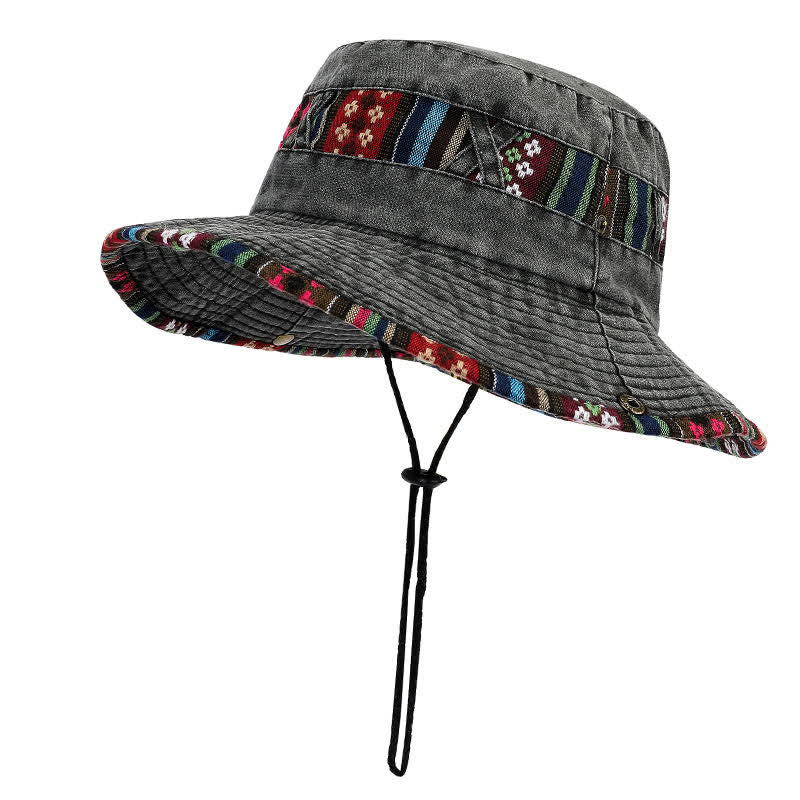 Cappello unisex Boho geometrico floreale